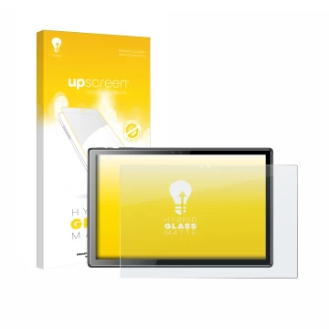 Parte frontale di una confezione del prodotto con il logo del marchio upscreen. Accanto è raffigurato il dispositivo Tibuta A1