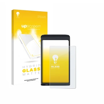 Parte frontale di una confezione del prodotto con il logo del marchio upscreen. Accanto è raffigurato il dispositivo Vasco Tra