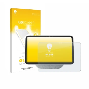 Parte frontale di una confezione del prodotto con il logo del marchio upscreen. Accanto è raffigurato il dispositivo Amazon Ec