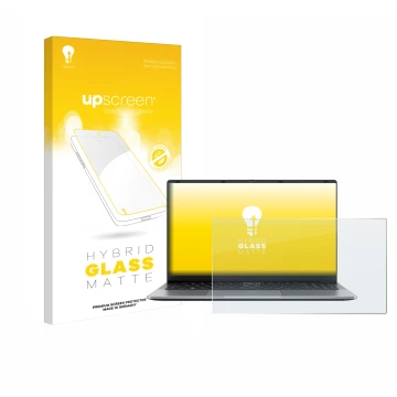 Parte frontale di una confezione del prodotto con il logo del marchio upscreen. Accanto è raffigurato il dispositivo Blackview