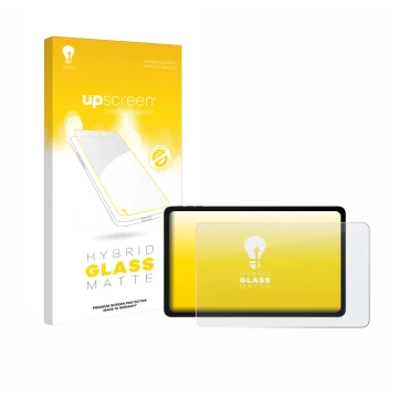 Parte frontale di una confezione del prodotto con il logo del marchio upscreen. Accanto è raffigurato il dispositivo Doogee U1