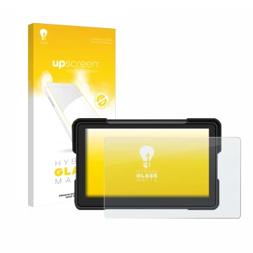 Parte frontale di una confezione del prodotto con il logo del marchio upscreen. Accanto è raffigurato il dispositivo Airpuxem 