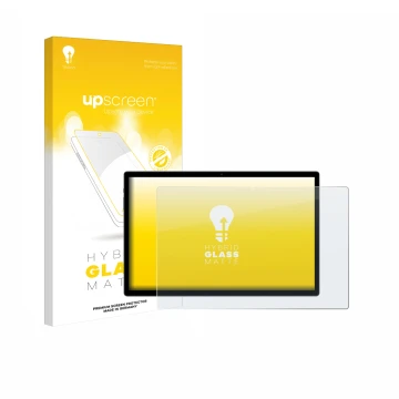 Parte frontale di una confezione del prodotto con il logo del marchio upscreen. Accanto è raffigurato il dispositivo Foruser U