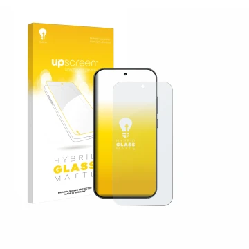 Parte frontale di una confezione del prodotto con il logo del marchio upscreen. Accanto è raffigurato il dispositivo Xiaomi Re