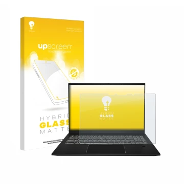 Parte frontale di una confezione del prodotto con il logo del marchio upscreen. Accanto è raffigurato il dispositivo MSI Summi