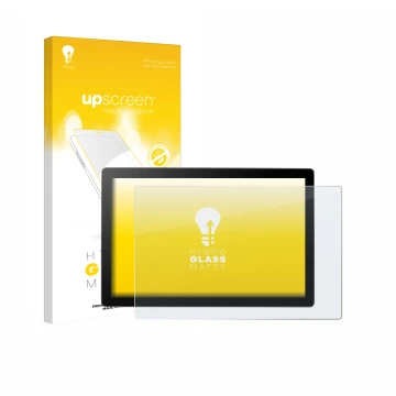 Parte frontale di una confezione del prodotto con il logo del marchio upscreen. Accanto è raffigurato il dispositivo Wacom Cin