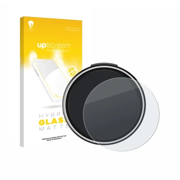 Parte frontale di una confezione del prodotto con il logo del marchio upscreen. Accanto è raffigurato il dispositivo OOONO CO-