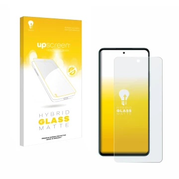 Parte frontale di una confezione del prodotto con il logo del marchio upscreen. Accanto è raffigurato il dispositivo Oppo A5 c