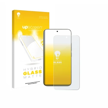 Parte frontale di una confezione del prodotto con il logo del marchio upscreen. Accanto è raffigurato il dispositivo Xiaomi Re