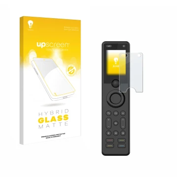 Parte frontale di una confezione del prodotto con il logo del marchio upscreen. Accanto è raffigurato il dispositivo Sofabaton