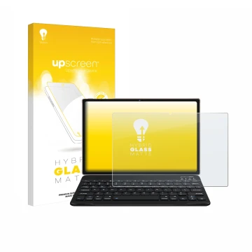 Parte frontale di una confezione del prodotto con il logo del marchio upscreen. Accanto è raffigurato il dispositivo DEERTiME 