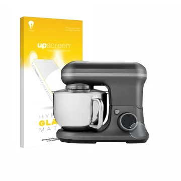 Parte frontale di una confezione del prodotto con il logo del marchio upscreen. Accanto è raffigurato il dispositivo MEDION MD