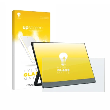 Parte frontale di una confezione del prodotto con il logo del marchio upscreen. Accanto è raffigurato il dispositivo Anmite A1