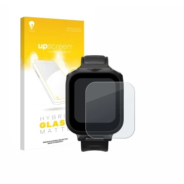 Parte frontale di una confezione del prodotto con il logo del marchio upscreen. Accanto è raffigurato il dispositivo Insta360 