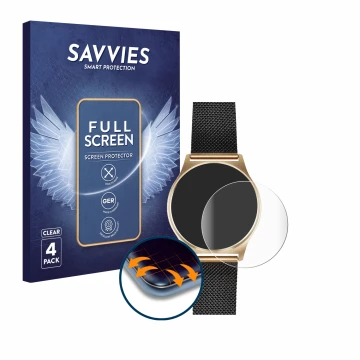 Parte frontale di una confezione del prodotto con il logo del marchio Savvies. Accanto è raffigurato il dispositivo Xlyne X-Wa
