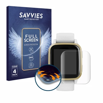 Parte frontale di una confezione del prodotto con il logo del marchio Savvies. Accanto è raffigurato il dispositivo Garmin Ven