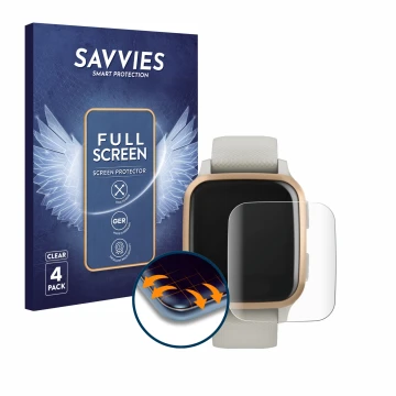 Parte frontale di una confezione del prodotto con il logo del marchio Savvies. Accanto è raffigurato il dispositivo Garmin Ven