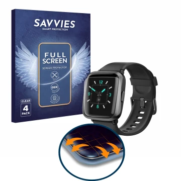 Parte frontale di una confezione del prodotto con il logo del marchio Savvies. Accanto è raffigurato il dispositivo Aiorx 205S