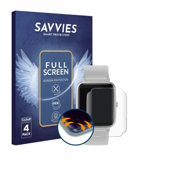 Parte frontale di una confezione del prodotto con il logo del marchio Savvies. Accanto è raffigurato il dispositivo GRV FC1 co