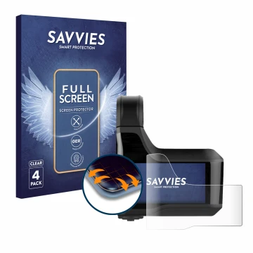 Parte frontale di una confezione del prodotto con il logo del marchio Savvies. Accanto è raffigurato il dispositivo Shimano St