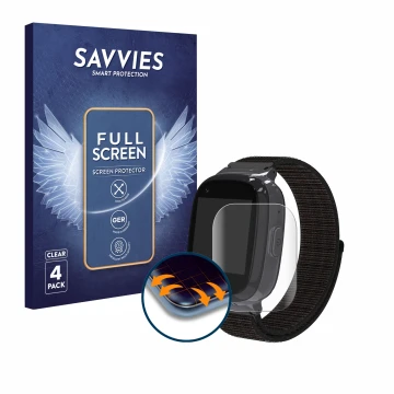 Parte frontale di una confezione del prodotto con il logo del marchio Savvies. Accanto è raffigurato il dispositivo Pthtechus 