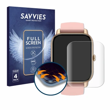 Parte frontale di una confezione del prodotto con il logo del marchio Savvies. Accanto è raffigurato il dispositivo Sross Smar