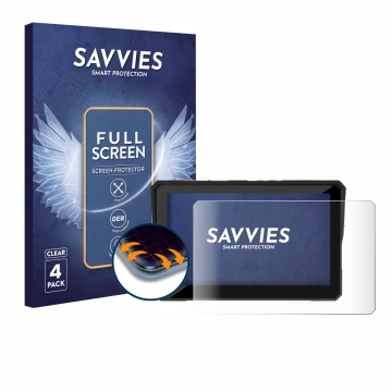 Parte frontale di una confezione del prodotto con il logo del marchio Savvies. Accanto è raffigurato il dispositivo Carpuride 