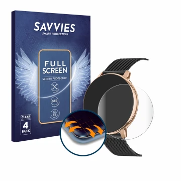 Parte frontale di una confezione del prodotto con il logo del marchio Savvies. Accanto è raffigurato il dispositivo Naixues S5