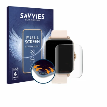 Parte frontale di una confezione del prodotto con il logo del marchio Savvies. Accanto è raffigurato il dispositivo Akokie Sma
