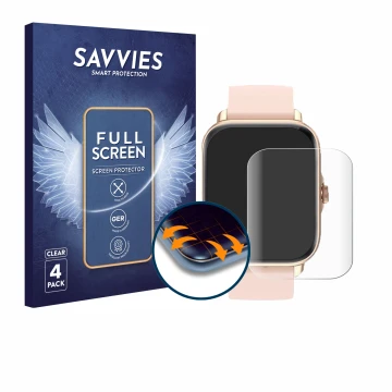 Parte frontale di una confezione del prodotto con il logo del marchio Savvies. Accanto è raffigurato il dispositivo Janolty Sm