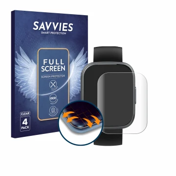 Parte frontale di una confezione del prodotto con il logo del marchio Savvies. Accanto è raffigurato il dispositivo Puqo T80 1