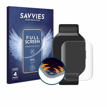Parte frontale di una confezione del prodotto con il logo del marchio Savvies. Accanto è raffigurato il dispositivo HOIFA P98 