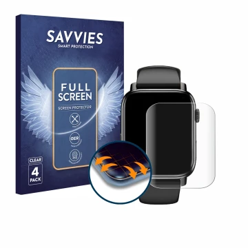 Parte frontale di una confezione del prodotto con il logo del marchio Savvies. Accanto è raffigurato il dispositivo Naixues G5