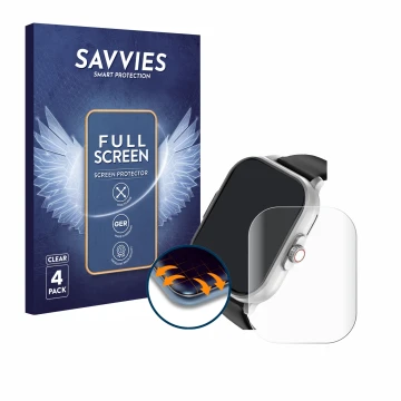 Parte frontale di una confezione del prodotto con il logo del marchio Savvies. Accanto è raffigurato il dispositivo YYKY E02 2