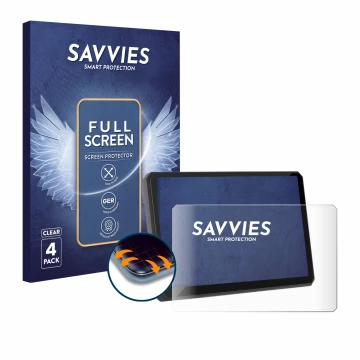 Parte frontale di una confezione del prodotto con il logo del marchio Savvies. Accanto è raffigurato il dispositivo Carpuride 