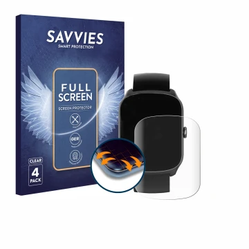 Parte frontale di una confezione del prodotto con il logo del marchio Savvies. Accanto è raffigurato il dispositivo STECEi S68