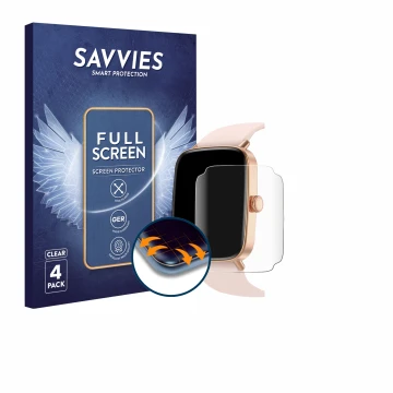 Parte frontale di una confezione del prodotto con il logo del marchio Savvies. Accanto è raffigurato il dispositivo Yoever Sma