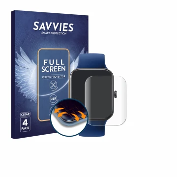 Parte frontale di una confezione del prodotto con il logo del marchio Savvies. Accanto è raffigurato il dispositivo Decathlon 