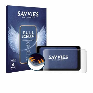 Parte frontale di una confezione del prodotto con il logo del marchio Savvies. Accanto è raffigurato il dispositivo Chigee AIO