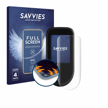 Parte frontale di una confezione del prodotto con il logo del marchio Savvies. Accanto è raffigurato il dispositivo Segway Nin