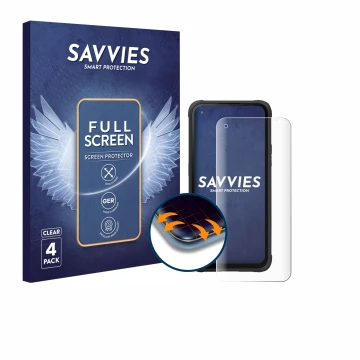 Parte frontale di una confezione del prodotto con il logo del marchio Savvies. Accanto è raffigurato il dispositivo Hammer Bla