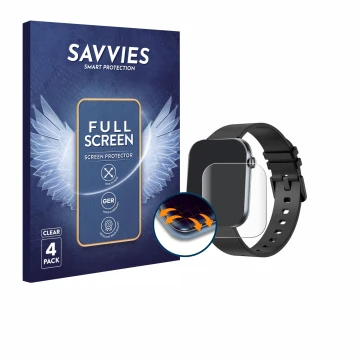 Parte frontale di una confezione del prodotto con il logo del marchio Savvies. Accanto è raffigurato il dispositivo Knauermann