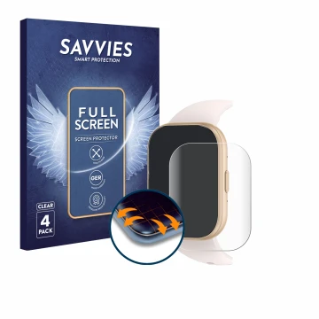 Parte frontale di una confezione del prodotto con il logo del marchio Savvies. Accanto è raffigurato il dispositivo Miecgth IW