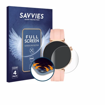 Parte frontale di una confezione del prodotto con il logo del marchio Savvies. Accanto è raffigurato il dispositivo Knauermann
