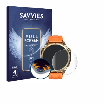 Parte frontale di una confezione del prodotto con il logo del marchio Savvies. Accanto è raffigurato il dispositivo Doogee Any