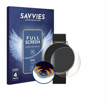 Parte frontale di una confezione del prodotto con il logo del marchio Savvies. Accanto è raffigurato il dispositivo Aimiuvei S