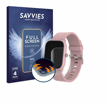 Parte frontale di una confezione del prodotto con il logo del marchio Savvies. Accanto è raffigurato il dispositivo Denver SWK