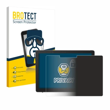 Parte frontale di una confezione del prodotto con il logo del marchio BROTECT. Accanto è raffigurato il dispositivo Dell Latit