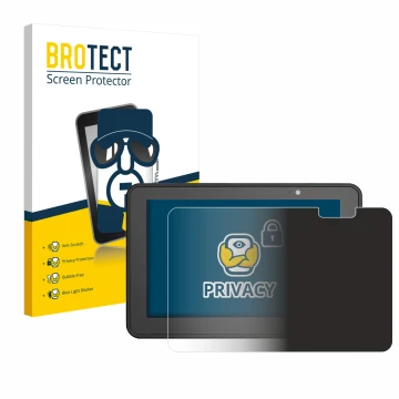 Parte frontale di una confezione del prodotto con il logo del marchio BROTECT. Accanto è raffigurato il dispositivo Zebra ET56
