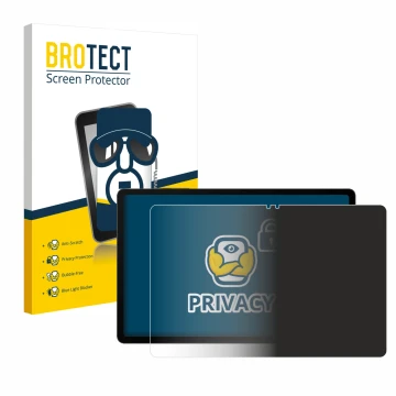 Parte frontale di una confezione del prodotto con il logo del marchio BROTECT. Accanto è raffigurato il dispositivo Samsung Ga